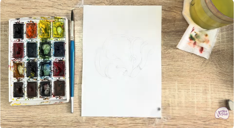 Рисуем Вешенки