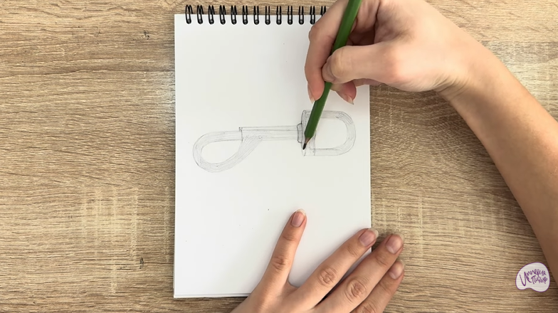 Рисуем Зацепной карабин