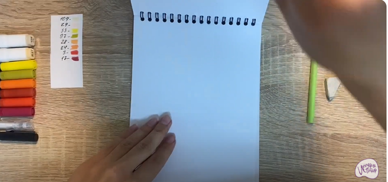 Рисуем Баба Капа из "Лунтика"