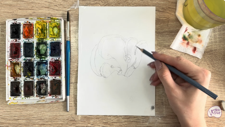 Рисуем Вешенки