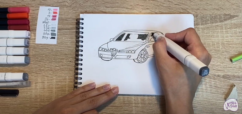 Рисуем Alfa Romeo