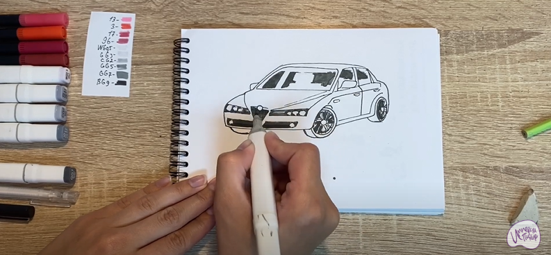 Рисуем Alfa Romeo