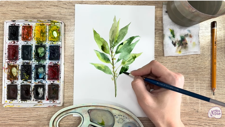 Рисуем Лавровый лист