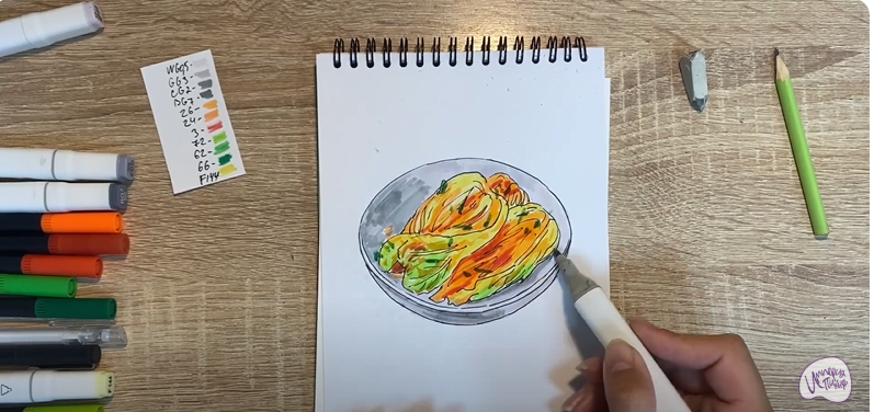 Рисуем Кимчи