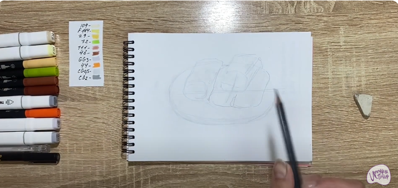 Рисуем Голубцы