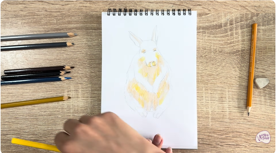 Рисуем Горная вискаша