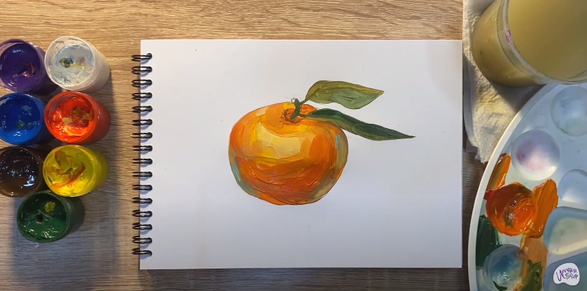 Рисуем Мандарин