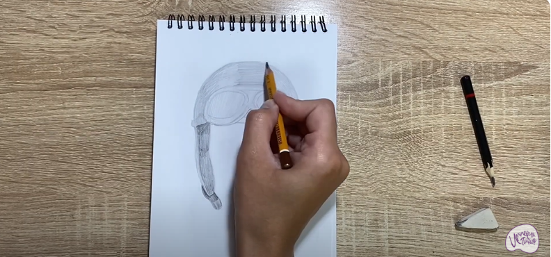 Рисуем Лётный шлем