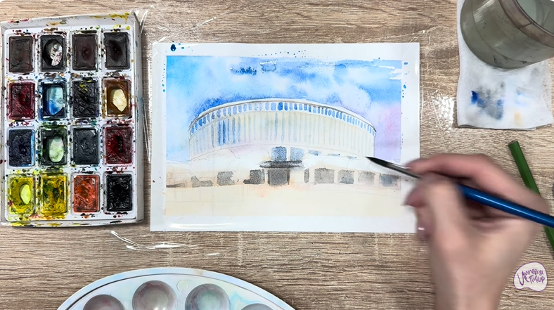 Рисуем Стадион Краснодар