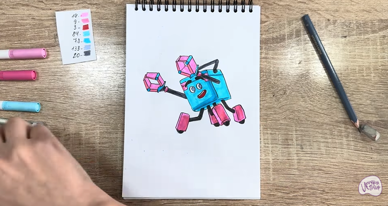 Рисуем Тяга из "Живой гараж"