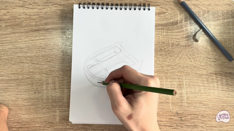 Рисуем Педаль велосипеда