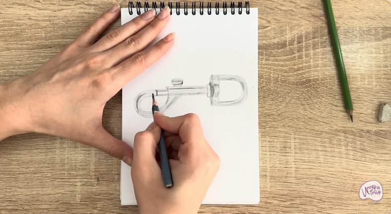 Рисуем Зацепной карабин