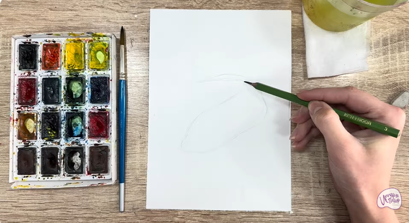 Рисуем Налим