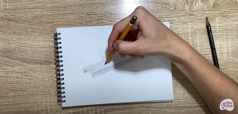Рисуем Скобы для степлера