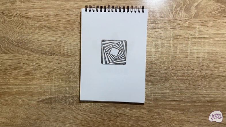 Рисуем Оптическая иллюзия