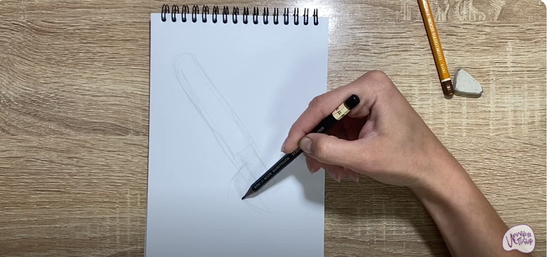 Рисуем Консервный нож