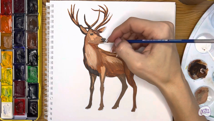 Рисуем Олень