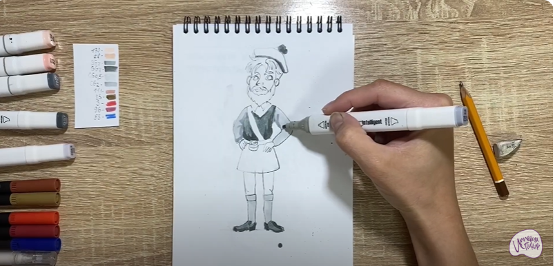 Рисуем Шотландец