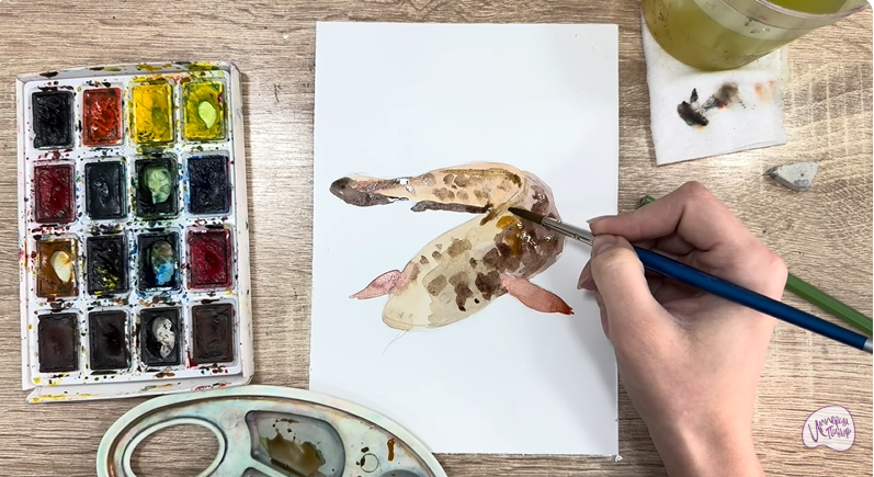 Рисуем Налим