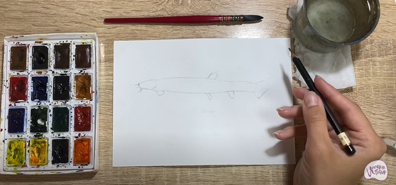 Рисуем Вьюн