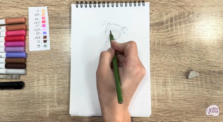 Рисуем Бу из «Корпорации монстров»