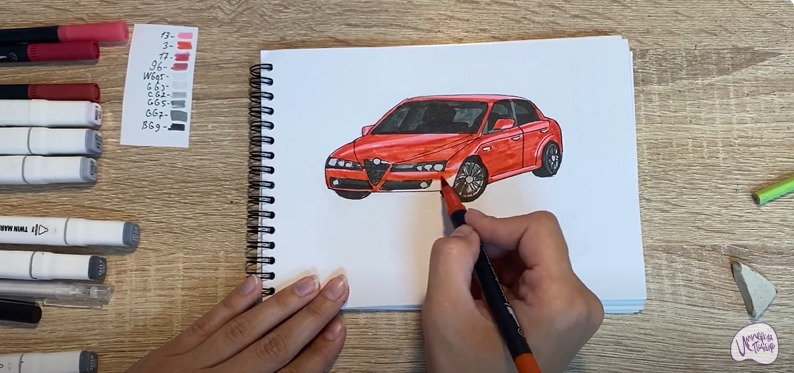 Рисуем Alfa Romeo