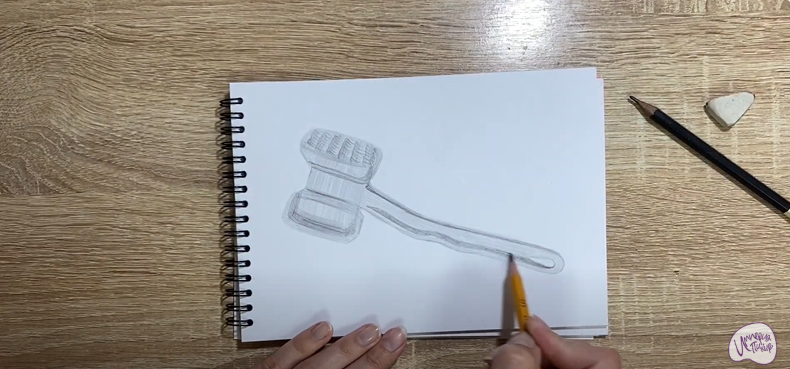 Рисуем Молоток для отбивания мяса