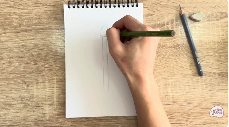 Рисуем Колонка водоразборная