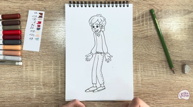 Рисуем Фил Динозавров из «Доктор Динозавров»