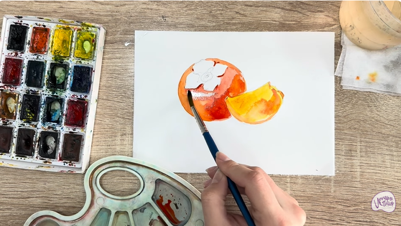 Рисуем Хурма