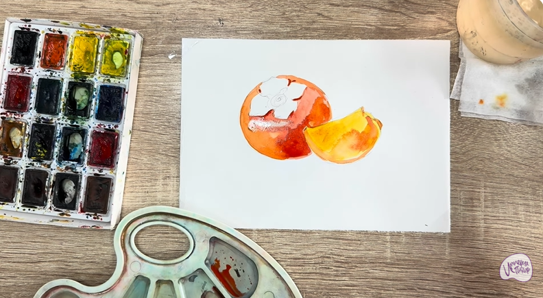 Рисуем Хурма