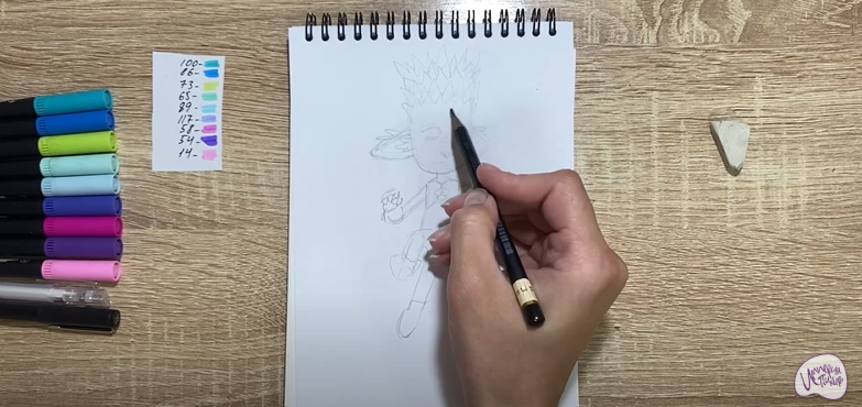 Рисуем Бак из "Команда Флоры"