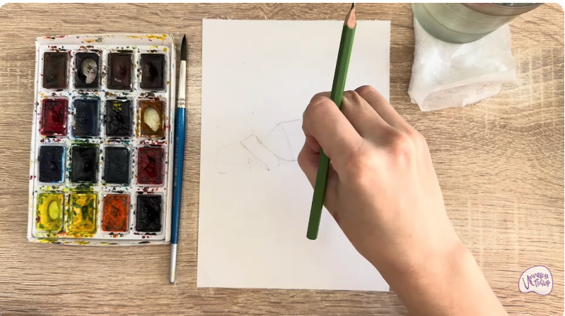 Рисуем Филе тунца