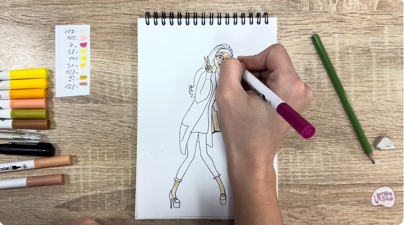 Рисуем Хани Лемон из "Город героев"