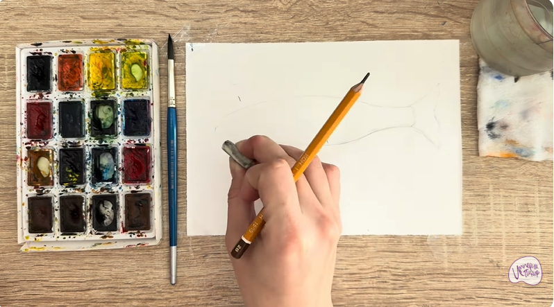 Рисуем Голавль