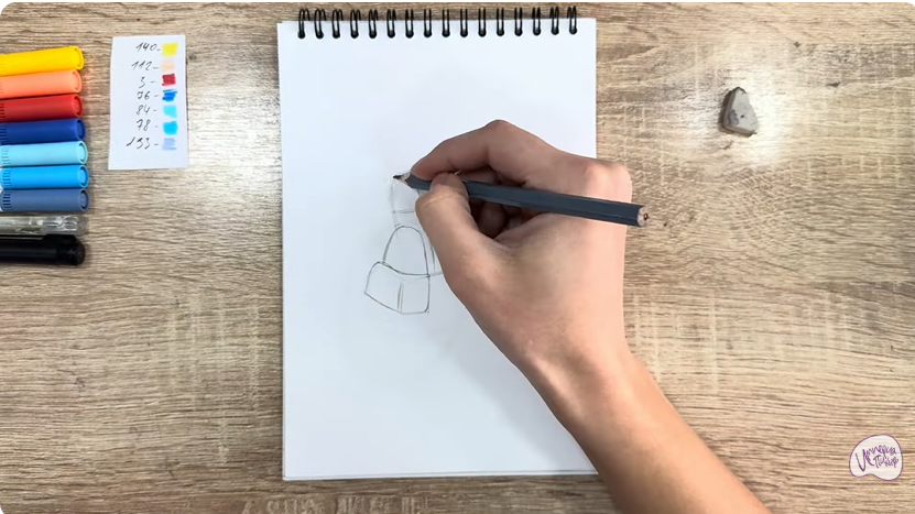 Рисуем Диз из "Живой гараж"