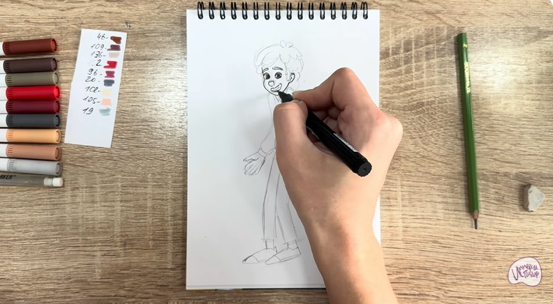 Рисуем Фил Динозавров из «Доктор Динозавров»