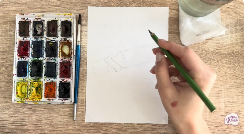 Рисуем Филе тунца