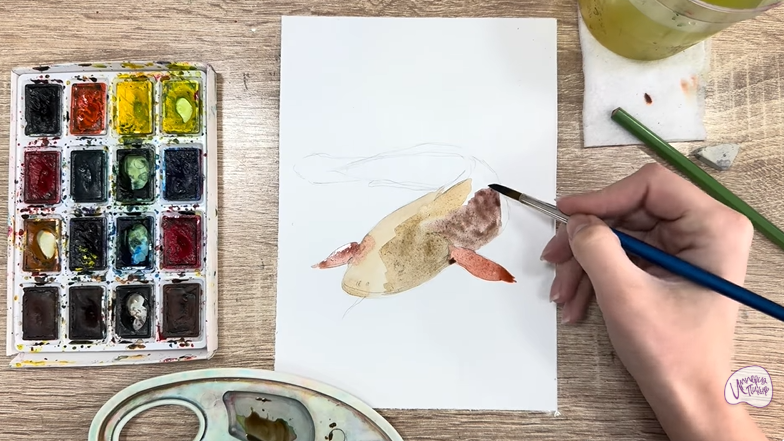 Рисуем Налим