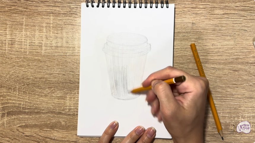 Рисуем Кофейный стакан