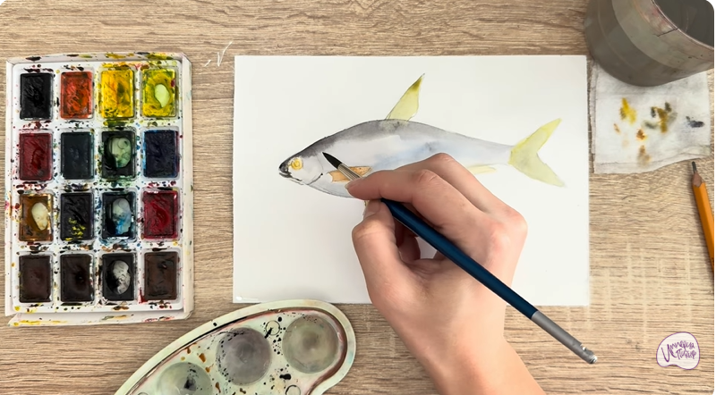 Рисуем Белоглазка