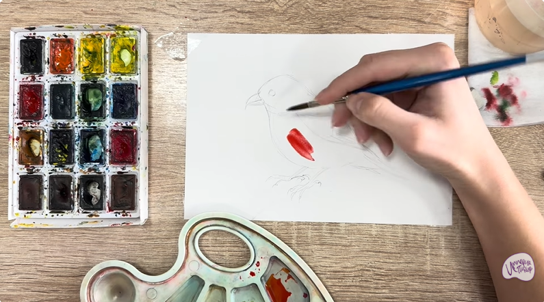 Рисуем Клест - еловик