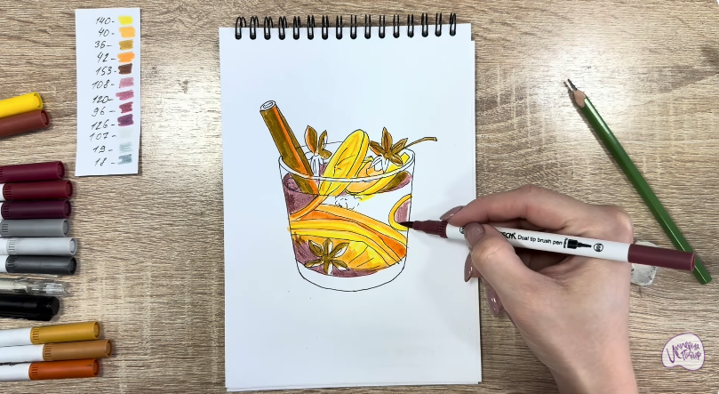 Рисуем Глинтвейн