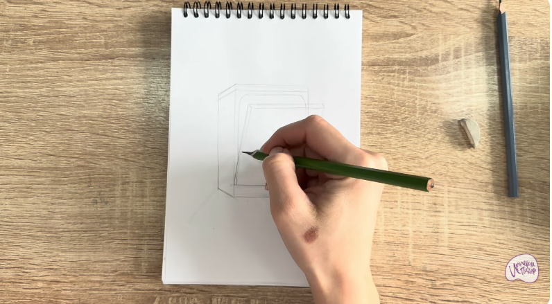 Рисуем Посудомоечная машина