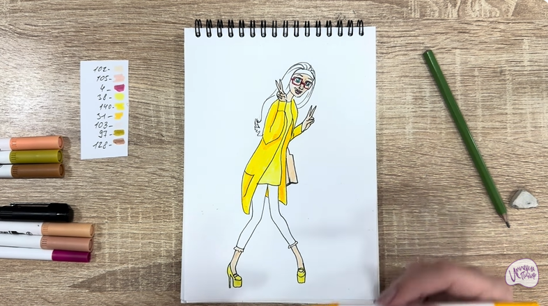 Рисуем Хани Лемон из "Город героев"