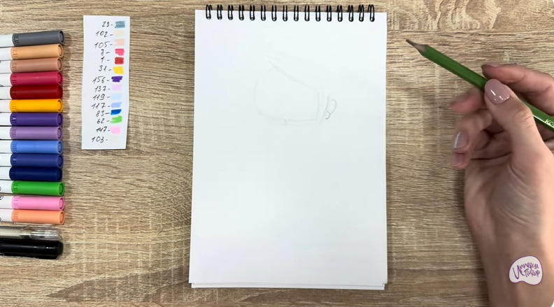 Рисуем Ксю из «Живой гараж»