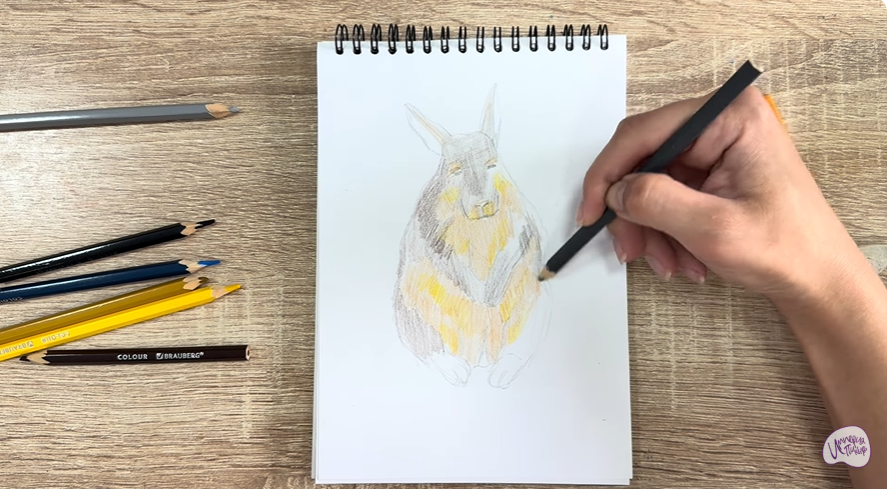 Рисуем Горная вискаша