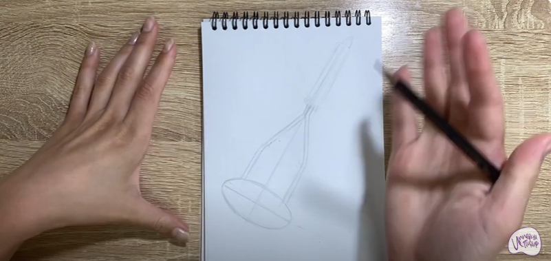 Рисуем Пресс для картофеля