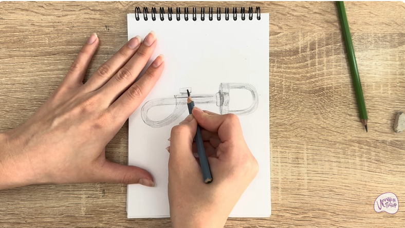 Рисуем Зацепной карабин