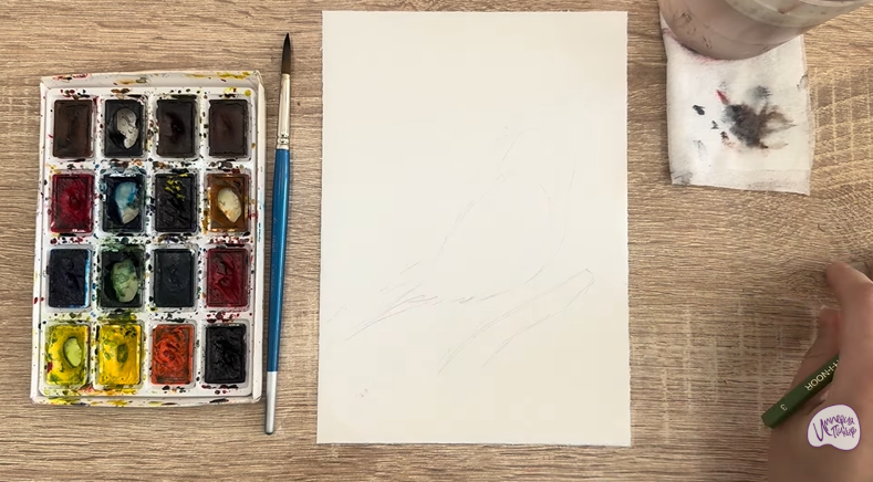 Рисуем Обыкновенная чечётка